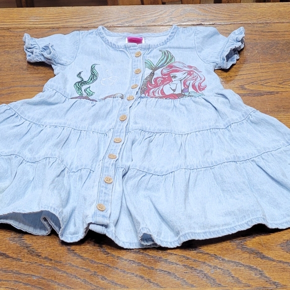 Disney Light Blue Ariel Dress with Ruffles - Picture 4 of 16